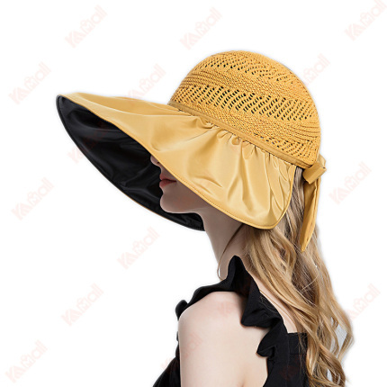 turmeric visor empty top hat
